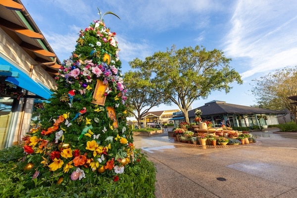 a tree with flowers on it